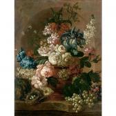 ANISIMOV Ivan Anisimovic,STILL LIFE WITH VARIOUS FLOWERS IN A TERRACOTTA UR,Sotheby's 2006-04-25
