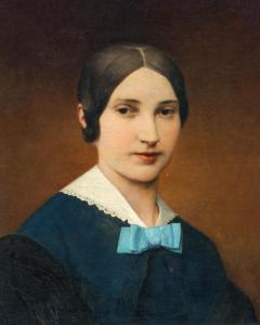 ANKER Albert 1831-1910,Bildnis der Sophie Wavre-Châtelain,Beurret Bailly Widmer Auctions 2024-03-13