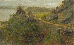 ANKER Albert 1831-1910,Landscape study,1888,Galerie Koller CH 2015-06-26