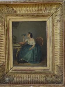 ANKER 1900,Femme à la perruche,Millon & Associés FR 2016-06-01