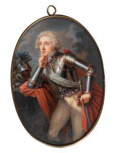 ANKER Johann Baptist,Portrait of a young noble man in an armour,1790,Palais Dorotheum 2019-11-06