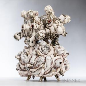 ANNABETH ROSEN 1957,Contemporary Ceramic Sculpture,1986,Skinner US 2017-11-17