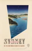 Annand Douglas,SYDNEY AUSTRALIA / SEE THE NEW WORLD BELOW THE EQU,1930,Swann Galleries 2017-08-02