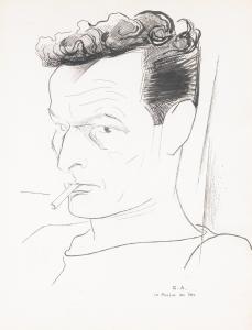 ANNENKOV Youri P. Georges 1889-1974,PORTRAIT OF JEAN-LOUIS BARRAULT,Sotheby's GB 2014-06-03