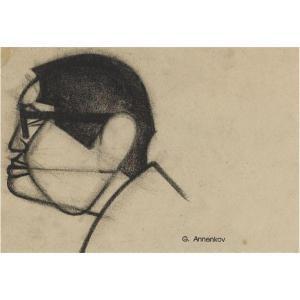 ANNENKOV Youri P. Georges 1889-1974,THREE SKETCHES,1945,Sotheby's GB 2011-06-07