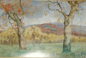 ANNER Emil 1870-1925,Herbstliche Waldlandschaft.,Galerie Koller CH 2007-03-20