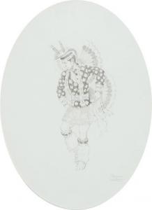 ANNESLEY ROBERT 1943,Alabama Coushatta Feather Dancer,1976,Heritage US 2012-11-10