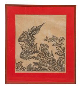 ANONYMOUS,A Balinese Temple Rubbing,Hindman US 2018-02-22