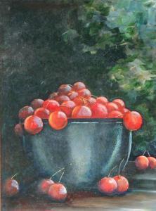 ANONYMOUS,a bowl of cherries,1986,Denhams GB 2017-06-14