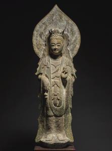 ANONYMOUS,A CARVED LIMESTONE FIGURE OF A BODHISATTVA,Sotheby's GB 2018-03-20