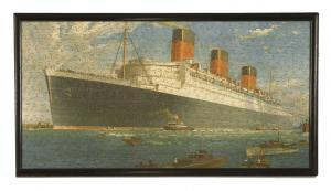 ANONYMOUS,A Chad Valley RMS Queen Mary jigsaw puzzle,Sworders GB 2019-01-29
