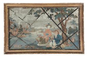 ANONYMOUS,A Chinese Export reverse-glass mirror,Dreweatts GB 2014-11-10