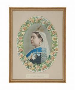 ANONYMOUS,A commemorative print of Queen Victoria,Christie's GB 2014-04-01