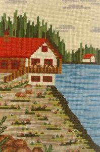 ANONYMOUS,A cottage by a lake,Shapes Auctioneers & Valuers GB 2017-09-02