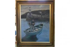 ANONYMOUS,A fisherman in a harbour,John Taylors GB 2015-03-10