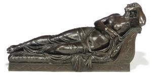 ANONYMOUS,A FRENCH BRONZE MODEL OF A RECLINING NUDE,Christie's GB 2008-02-26