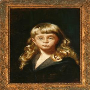 ANONYMOUS,A girl with curly hair,1900,Bruun Rasmussen DK 2009-03-30