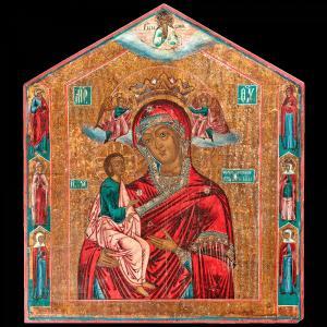 ANONYMOUS,A glorious Mother of God with Saints,Nagyhazi galeria HU 2016-12-15