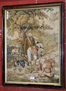 ANONYMOUS,A huntsman, his hound and kill, in a wooded la,Bamfords Auctioneers and Valuers 2017-01-04