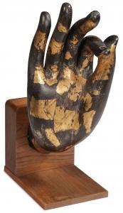 ANONYMOUS,A LARGE GILT BRONZE BUDDHIST HAND,Jackson's US 2018-11-27