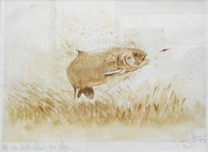 ANONYMOUS,a leaping salmon about to catch the fly,The Cotswold Auction Company GB 2017-05-16