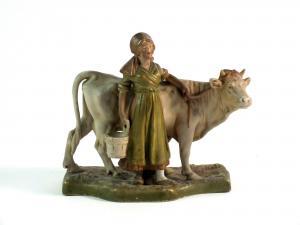 ANONYMOUS,a Milkmaid with Cow,Halls GB 2019-04-03