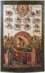 ANONYMOUS,A monumental icon showing the dormition of the Mot,Auktionshaus Dr. Fischer DE 2018-11-07