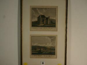 ANONYMOUS,A pair of coloured engravings within one frame,Rogers Jones & Co GB 2009-03-31