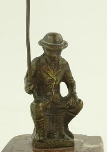 ANONYMOUS,A patinated bronze figure of a man fishing,Burstow and Hewett GB 2018-03-21
