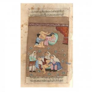 ANONYMOUS,A Persian Erotic Manuscript Illustration,Leland Little US 2019-09-02