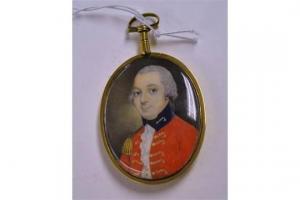 ANONYMOUS,A portrait miniature of a Georgian officer,Shapes Auctioneers & Valuers GB 2015-10-03