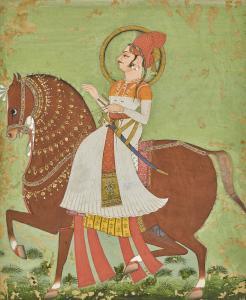 ANONYMOUS,A portrait of Prince Zalim Singh,1770,Sotheby's GB 2018-10-24