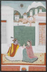 ANONYMOUS,A prince and a maiden seated on a palace terrace,Bonhams GB 2018-03-21