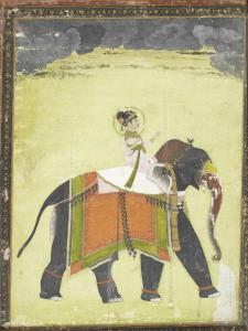 ANONYMOUS,A prince riding an elephant,1778,Bonhams GB 2013-04-23