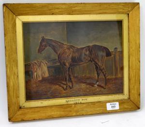 ANONYMOUS,A racehorse,1874,Mallams GB 2017-09-04