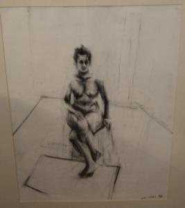 ANONYMOUS,A seated nude,1998,John Taylors GB 2017-07-25