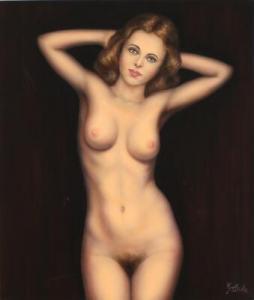 ANONYMOUS,A standing nude,1900,Bruun Rasmussen DK 2017-12-04