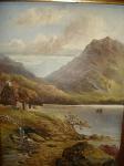 ANONYMOUS,A study of a Highland loch with cottage and figures in a boat,Bonhams GB 2008-03-07