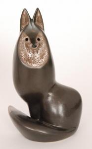 ANONYMOUS,a stylised fox sitting upright,Fieldings Auctioneers Limited GB 2017-10-21