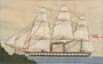 ANONYMOUS,a three masted ship,Gilding's GB 2023-02-07