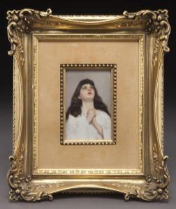 ANONYMOUS,A young girl at prayer,Dallas Auction US 2017-09-13