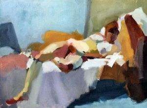 ANONYMOUS,Abstract female nude,Canterbury Auction GB 2014-10-07