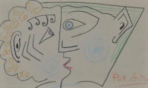 ANONYMOUS,Abstract head study,Burstow and Hewett GB 2011-12-14