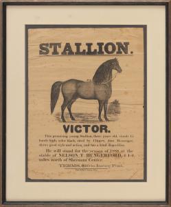 ANONYMOUS,ADVERTISEMENT FOR STALLION VICTOR,1888,Eldred's US 2019-05-16