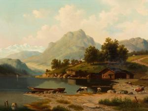 ANONYMOUS,Alpine Landscape,1860,Auctionata DE 2016-04-19