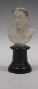 ANONYMOUS,An alabaster bust of Charlemagne,Cheffins GB 2017-09-28