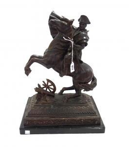 ANONYMOUS,An equestrian bronze of Napoleon on horseback,Bellmans Fine Art Auctioneers GB 2017-01-12
