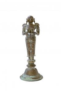 ANONYMOUS,An Indian figural bronze oil lamp,10th,Bellmans Fine Art Auctioneers GB 2017-10-10