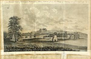 ANONYMOUS,Ancient view of St.James's, Westminster Abbey & Ha,18th century,Ewbank Auctions 2019-03-21