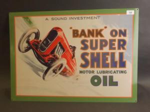 ANONYMOUS,Bank on Super Shell motor lubricating oil,Crow's Auction Gallery GB 2016-01-20